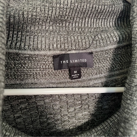 The Limited Turtleneck Tunic Sweater Dress Green - Picture 10 of 11